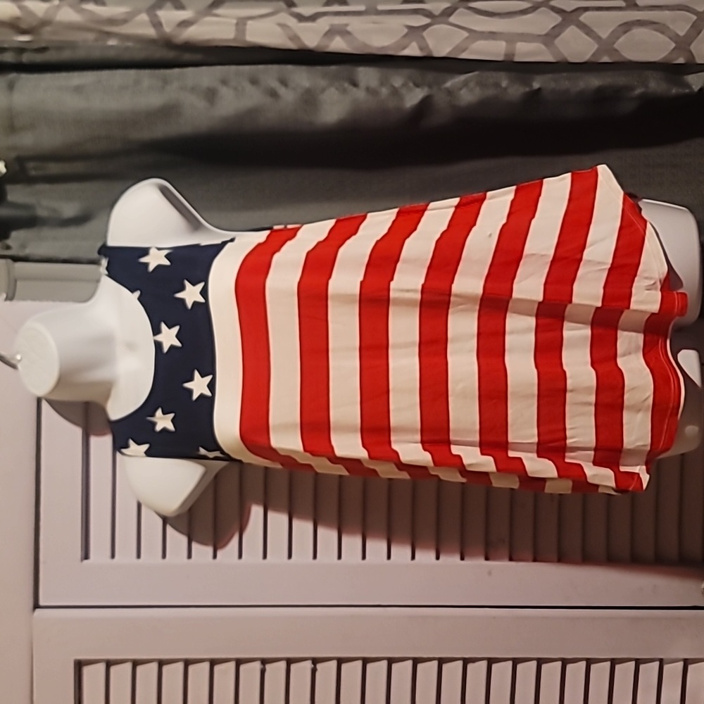 Old Navy Patriotic Flag Print Tank Top in Red, White & Blue